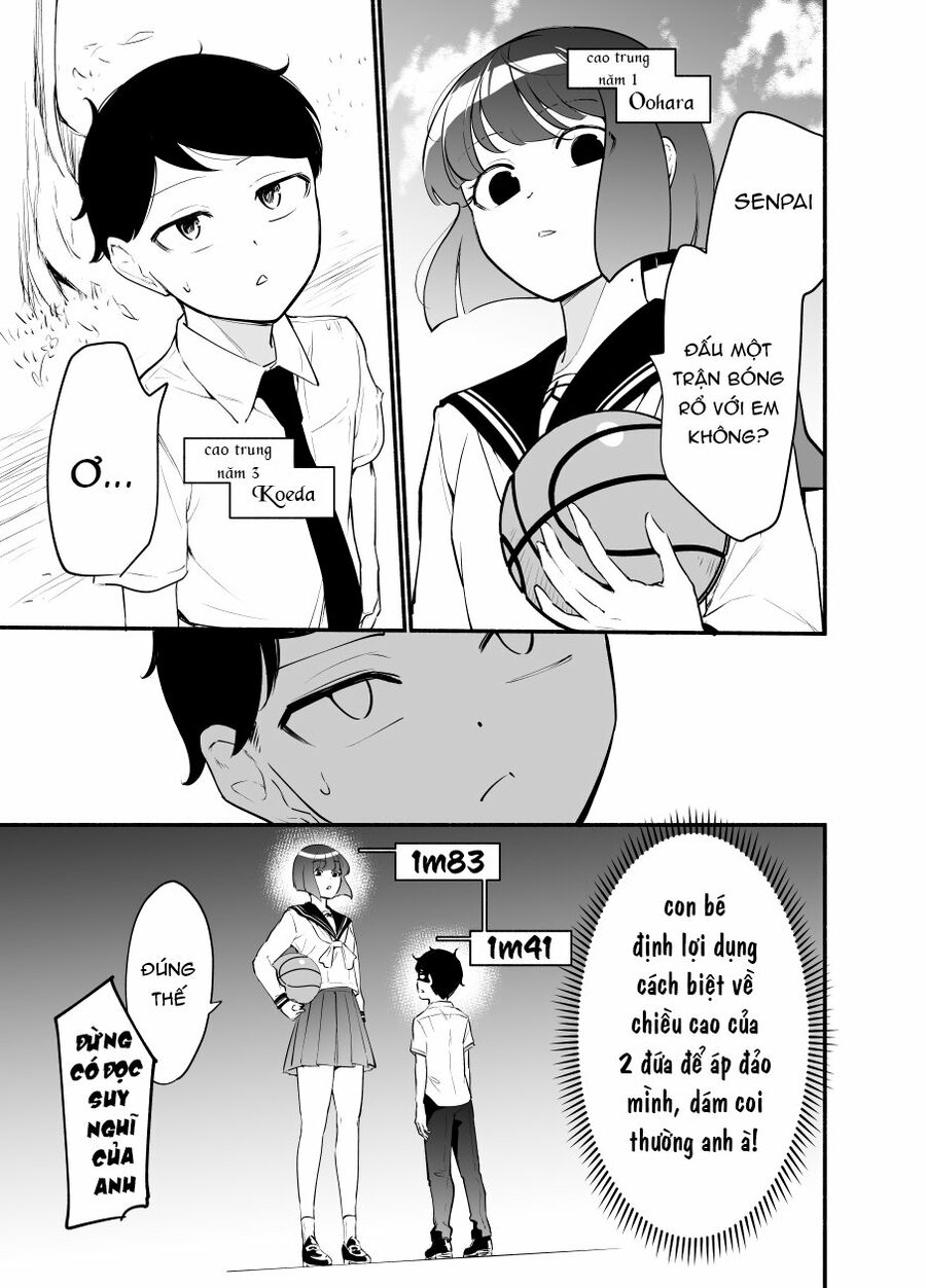 Koushinchou no Kouhai (♀) to Teishinchou no Senpai (♂) ga Renai ni Hatten suru made: Chapter 8