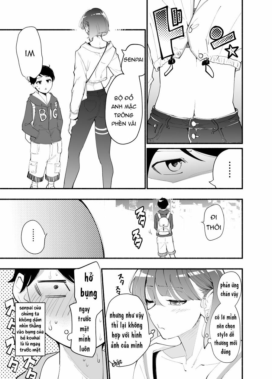 Koushinchou no Kouhai (♀) to Teishinchou no Senpai (♂) ga Renai ni Hatten suru made: Chapter 9