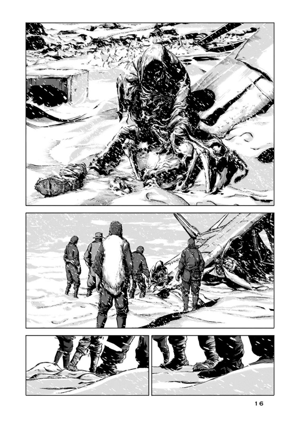 Kyouki no sanmyaku Nite - At the mountain of madness: Chapter 0: Sau cơn bão