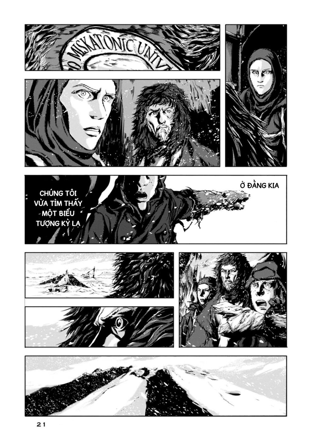 Kyouki no sanmyaku Nite - At the mountain of madness: Chapter 0: Sau cơn bão