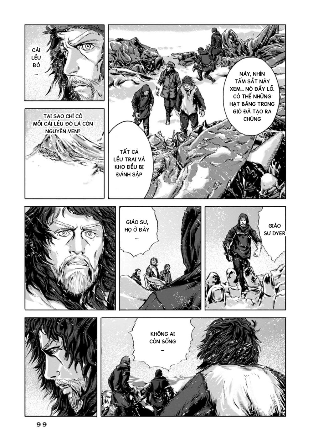Kyouki no sanmyaku Nite - At the mountain of madness: Chapter 10: Sự tàn phá vô cùng khủng khiếp