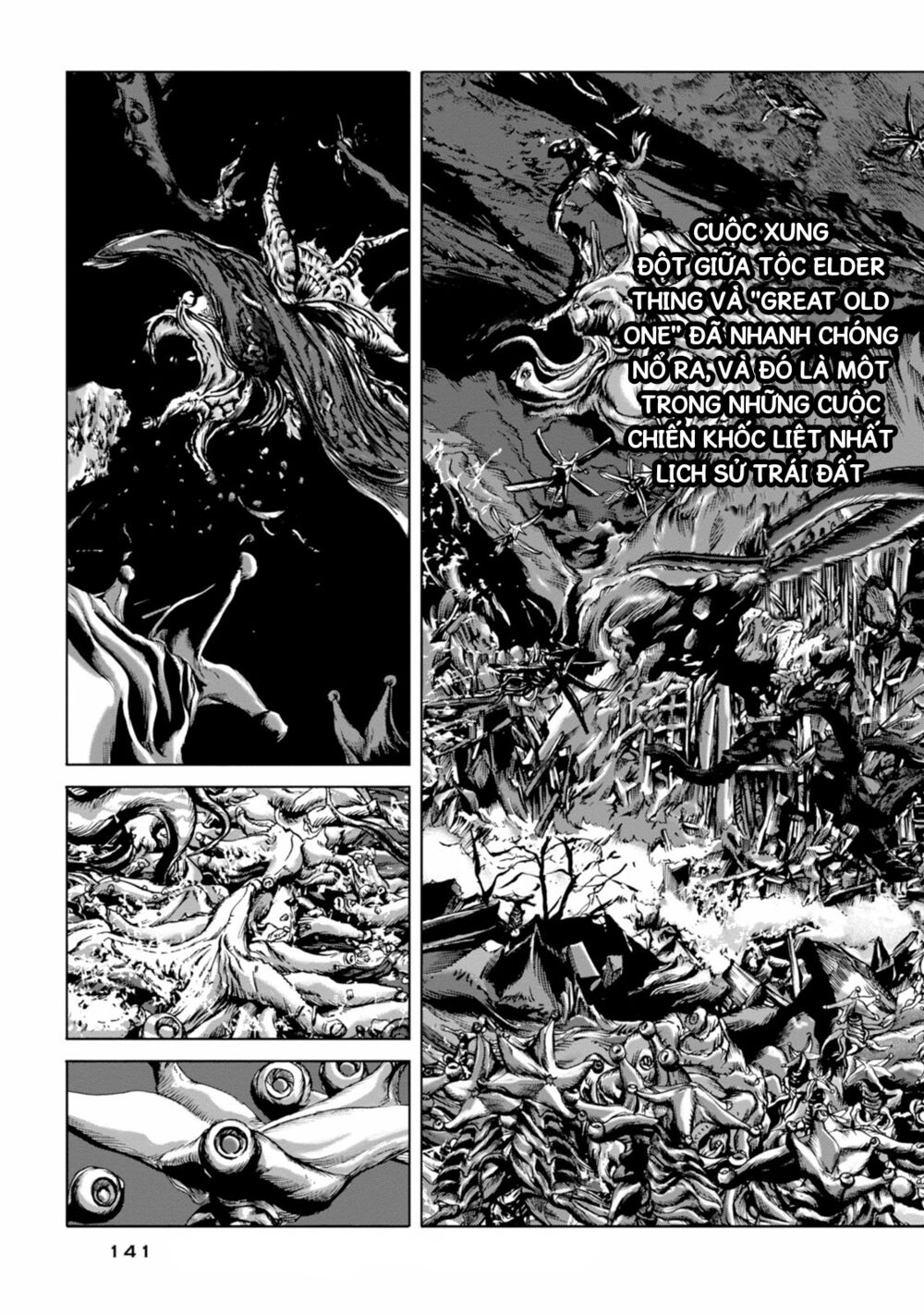 Kyouki no sanmyaku Nite - At the mountain of madness: Chapter 18: Kỷ nguyên của sự sáng tạo đang biến mất "Star Spawn Cthulhu và..."