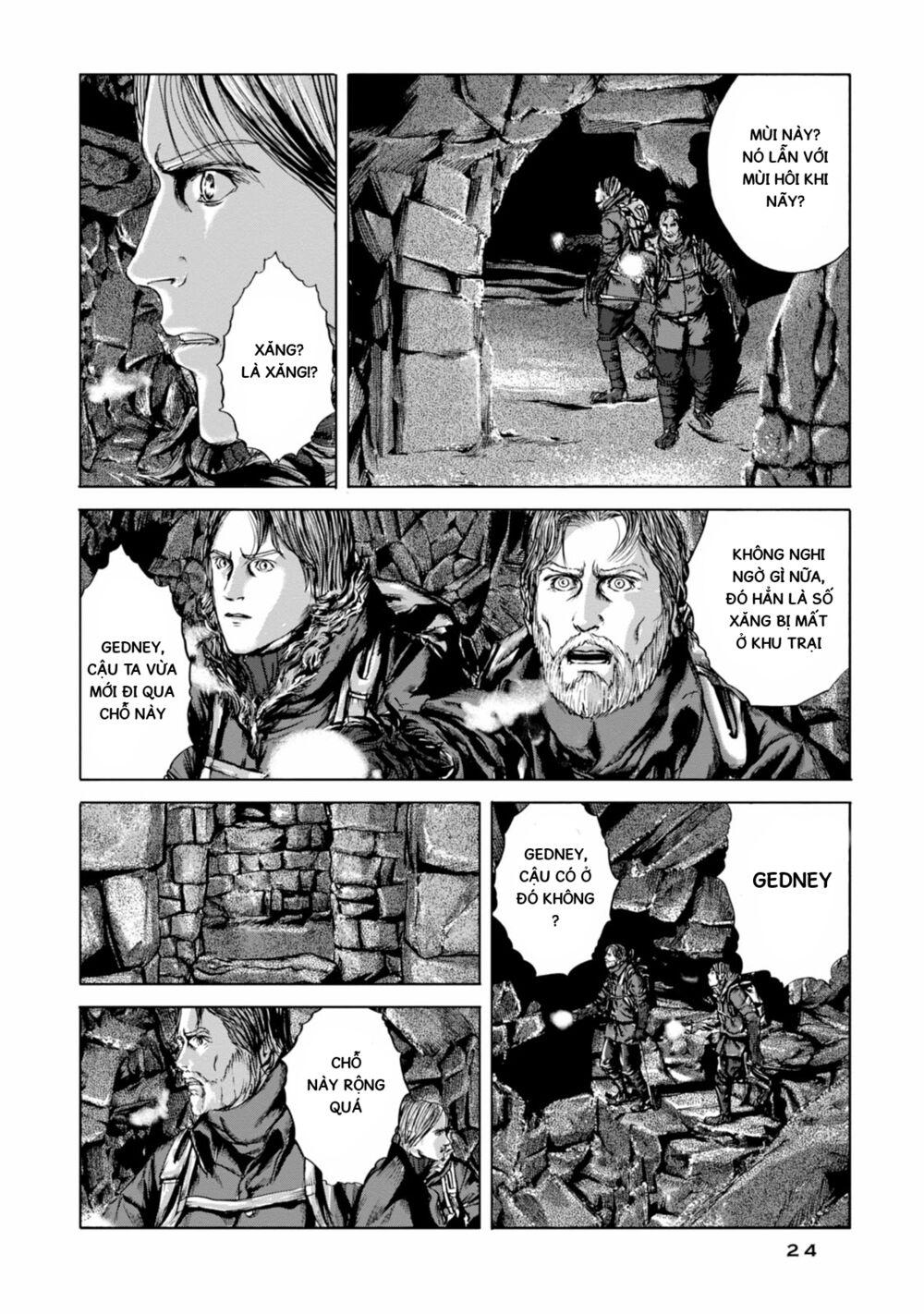 Kyouki no sanmyaku Nite - At the mountain of madness: Chapter 19: Gedney tội nghiệp