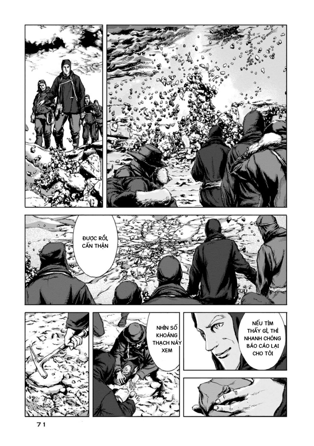 Kyouki no sanmyaku Nite - At the mountain of madness: Chapter 2: Thế giới trắng xóa chết chóc