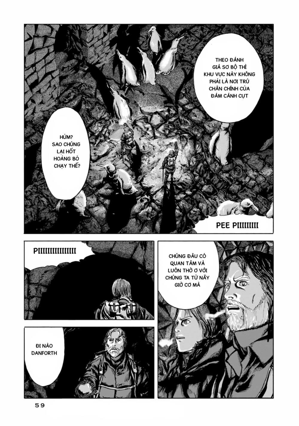 Kyouki no sanmyaku Nite - At the mountain of madness: Chapter 20: Có một thứ gì đó
