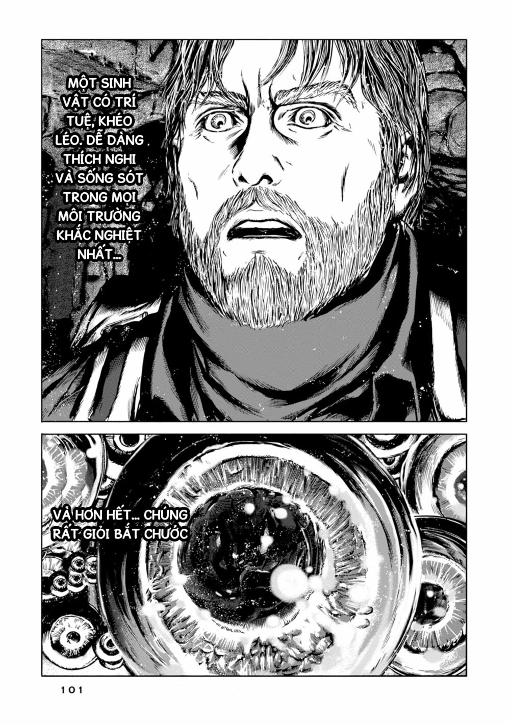 Kyouki no sanmyaku Nite - At the mountain of madness: Chapter 21: Shoggoth
