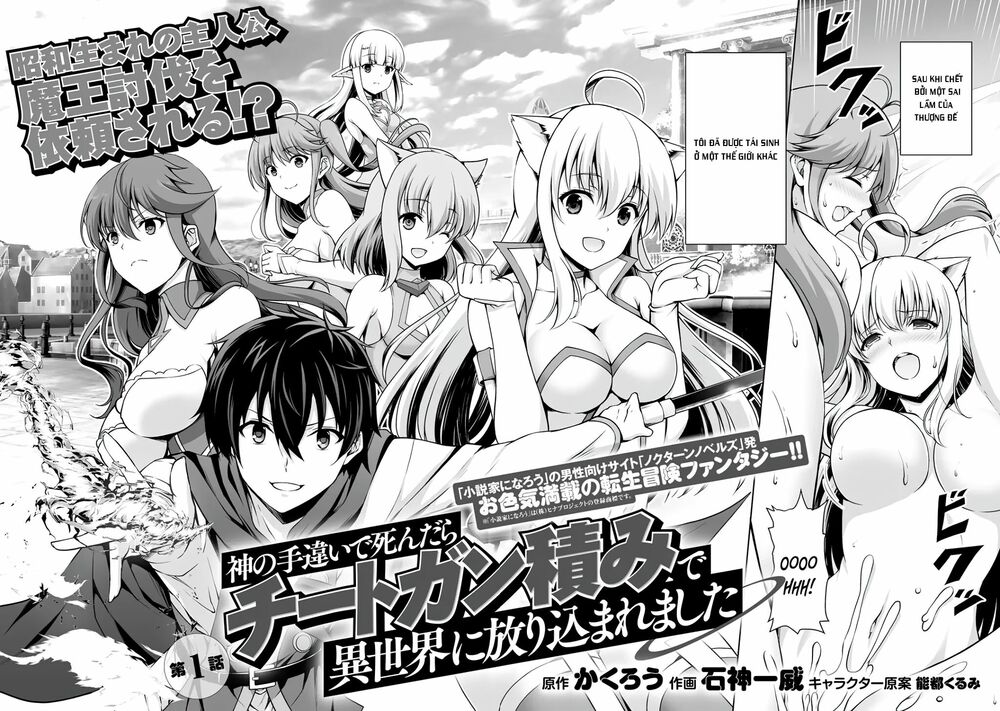 Tôi Tái Sinh Ở Thế Giới Khác Và Được Nữ Thần Tặng Toàn Skill Bá: Chapter 1