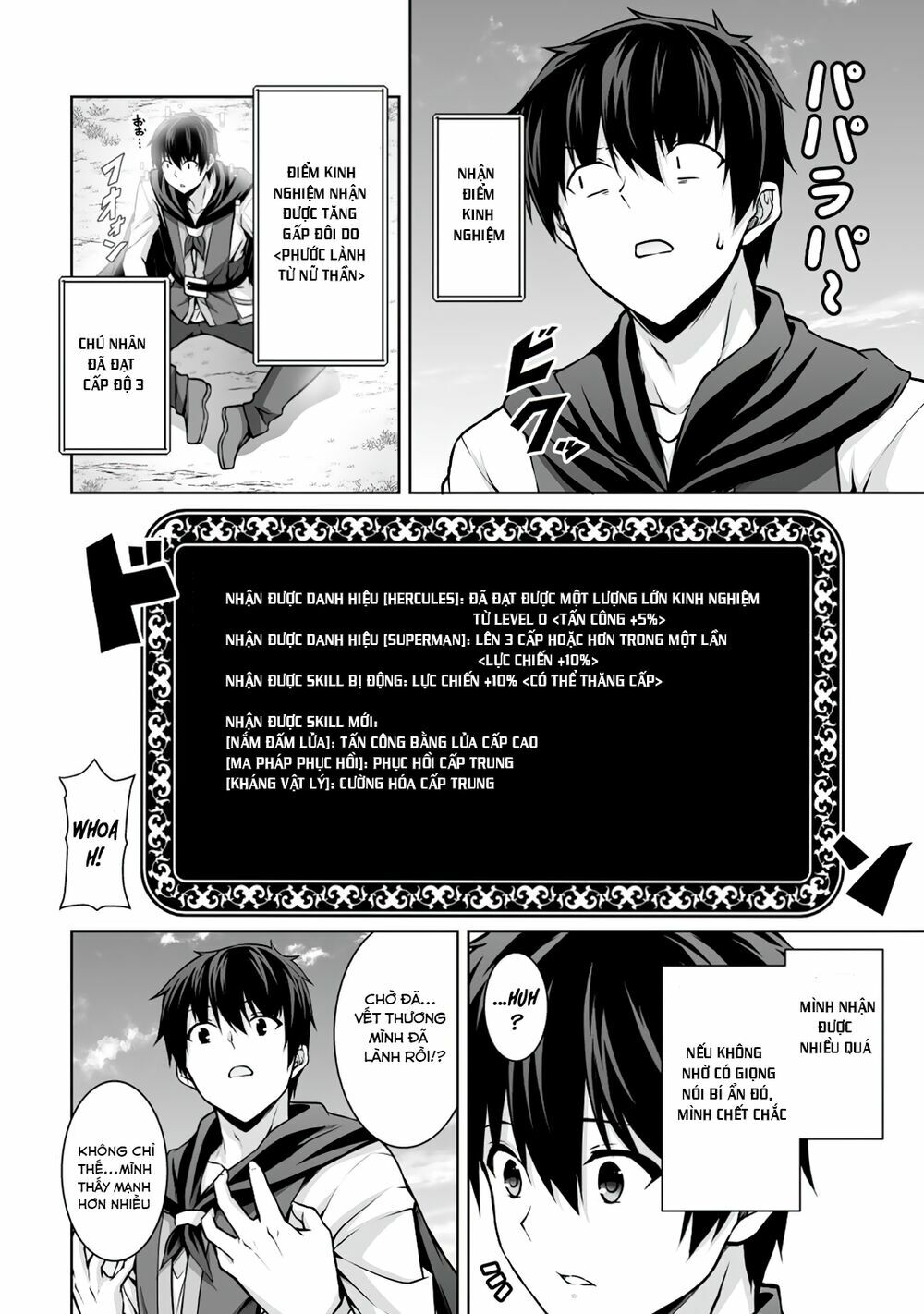 Tôi Tái Sinh Ở Thế Giới Khác Và Được Nữ Thần Tặng Toàn Skill Bá: Chapter 3