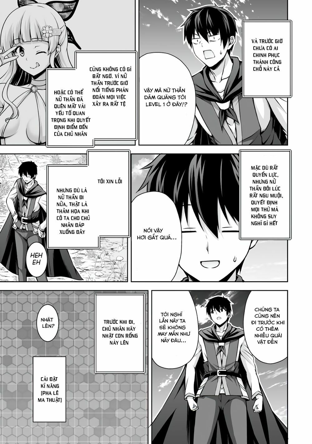 Tôi Tái Sinh Ở Thế Giới Khác Và Được Nữ Thần Tặng Toàn Skill Bá: Chapter 3