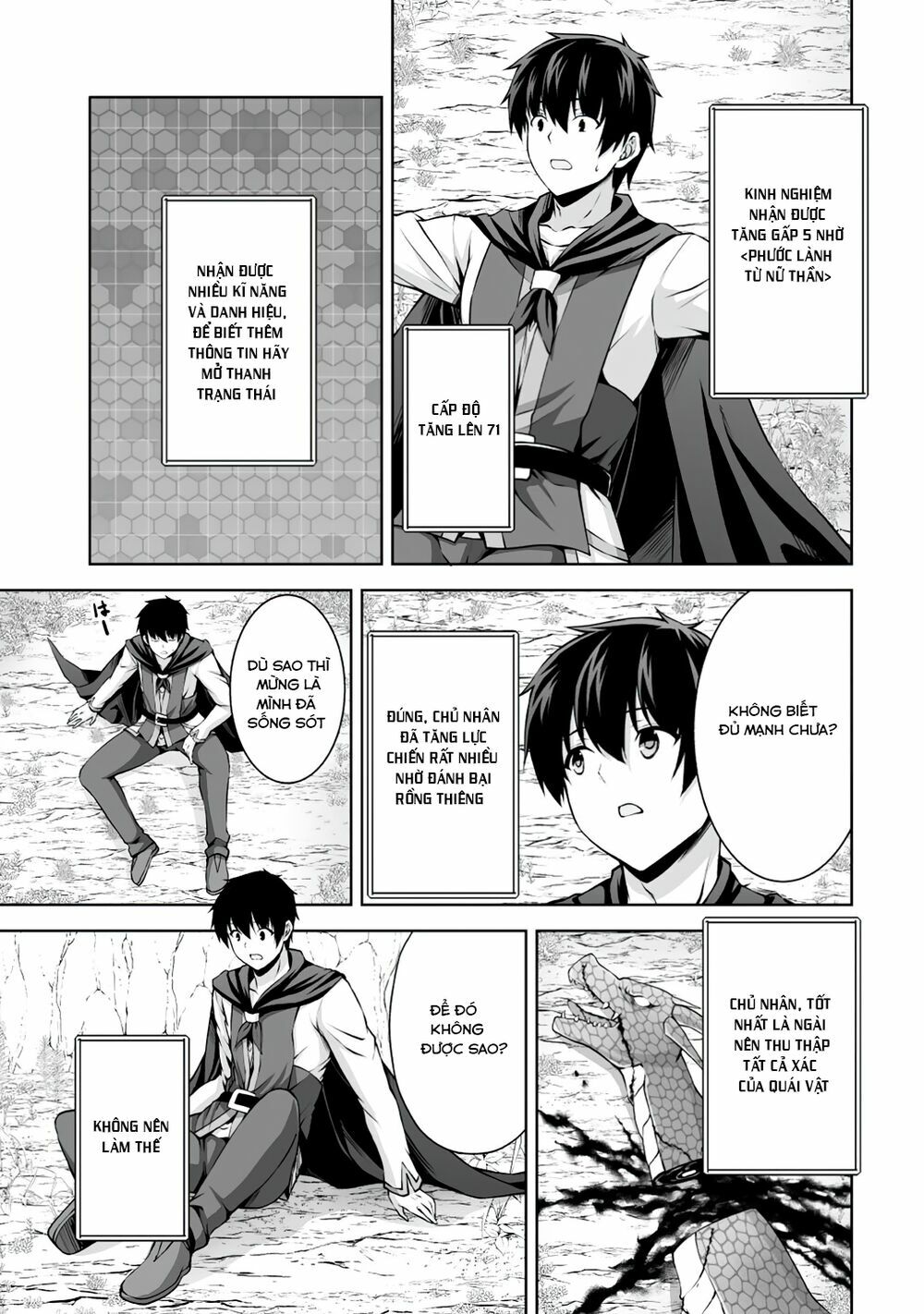 Tôi Tái Sinh Ở Thế Giới Khác Và Được Nữ Thần Tặng Toàn Skill Bá: Chapter 3
