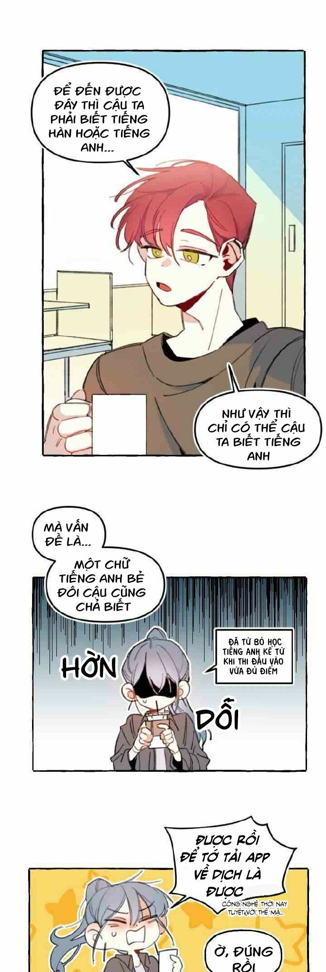 Lời yêu thì cần app để dịch không?: Chapter 2