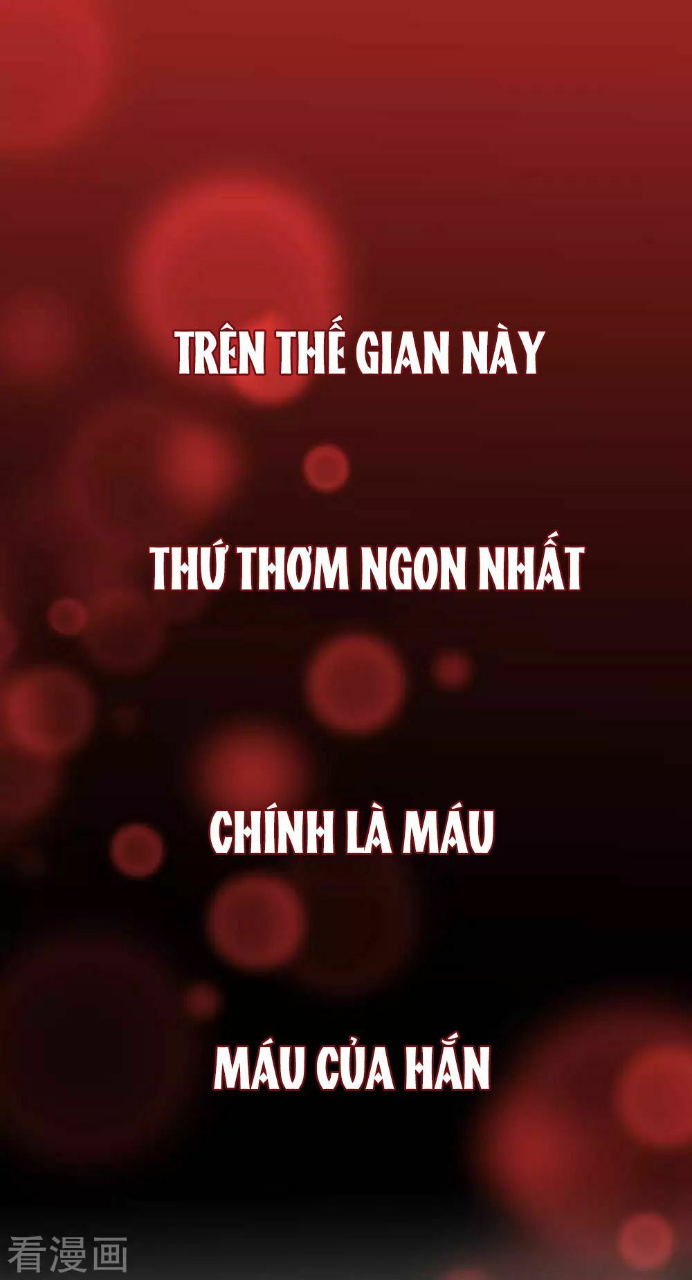 Dòng Máu Ngọt Ngào: Chapter 0