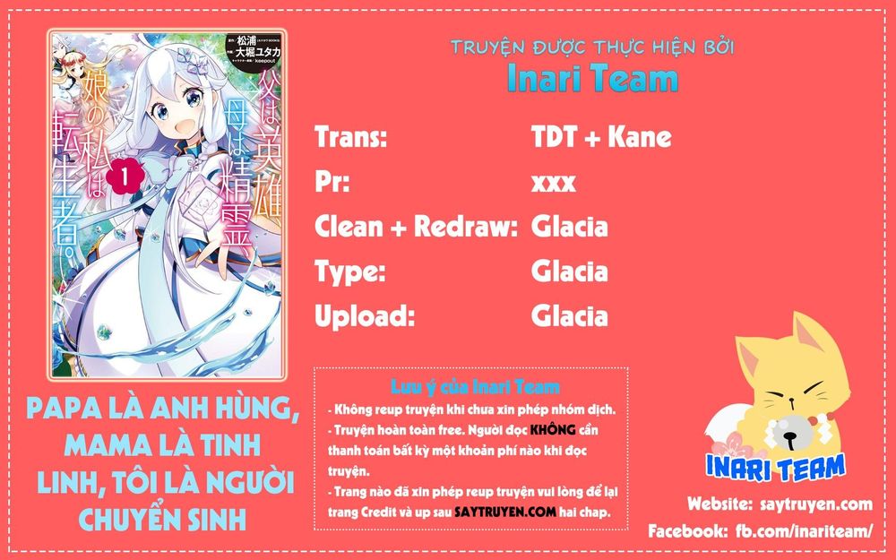 Chichi Wa Eiyuu, Haha Wa Seirei, Musume No Watashi Wa Tenseisha: Chương 14