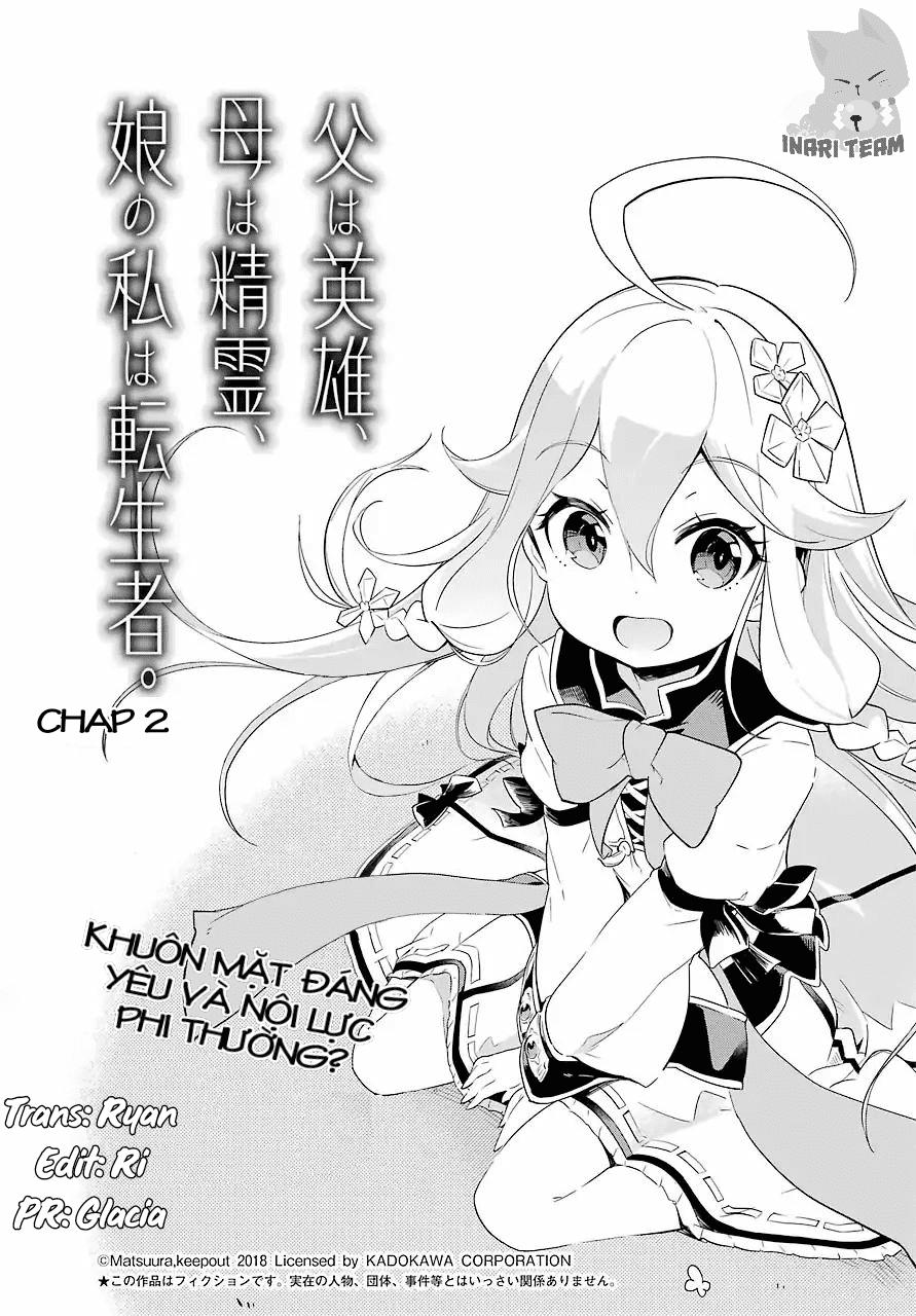 Chichi Wa Eiyuu, Haha Wa Seirei, Musume No Watashi Wa Tenseisha: Chương 2