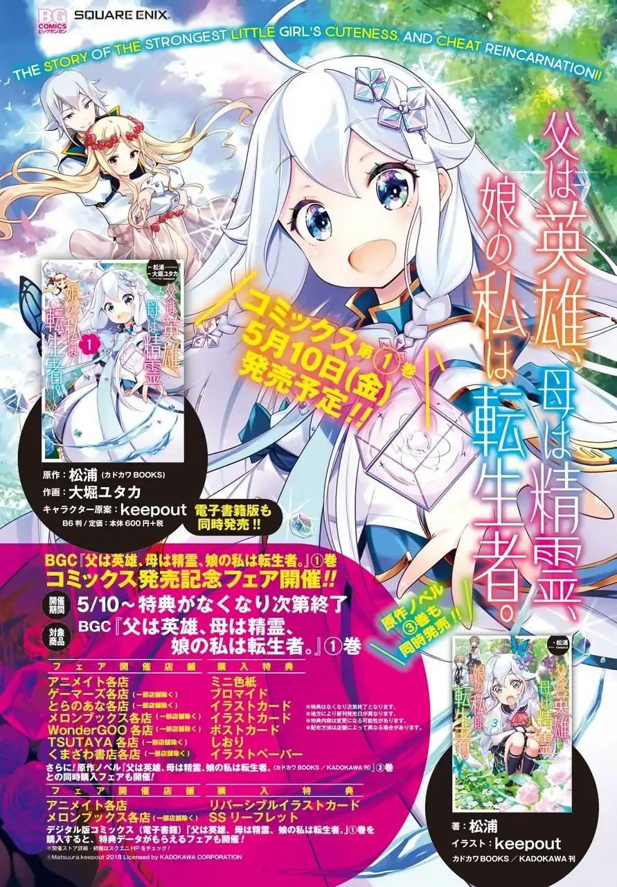 Chichi Wa Eiyuu, Haha Wa Seirei, Musume No Watashi Wa Tenseisha: Chương 8