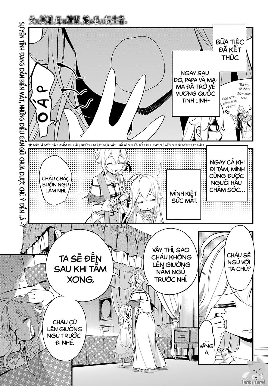 Chichi Wa Eiyuu, Haha Wa Seirei, Musume No Watashi Wa Tenseisha: Chương 9