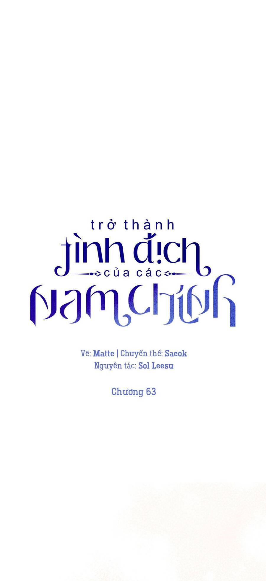 Trở Thành Tình Địch Của Nam Chính: Chapter 63