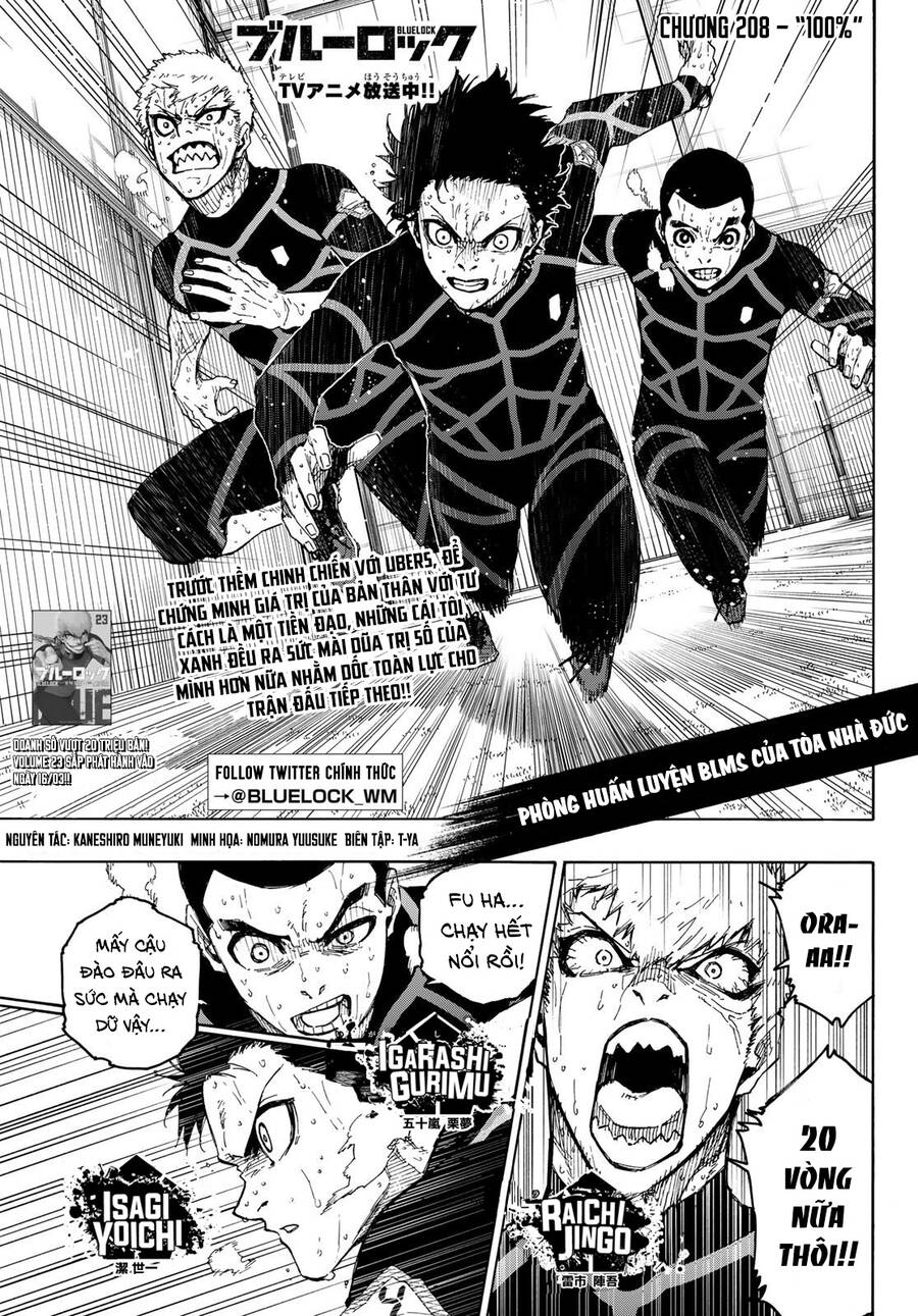 Blue Lock: Chapter 208