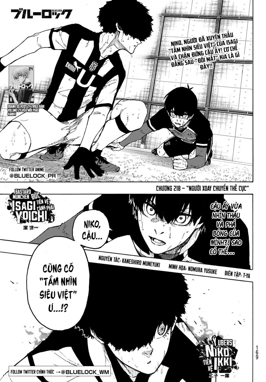Blue Lock: Chapter 218