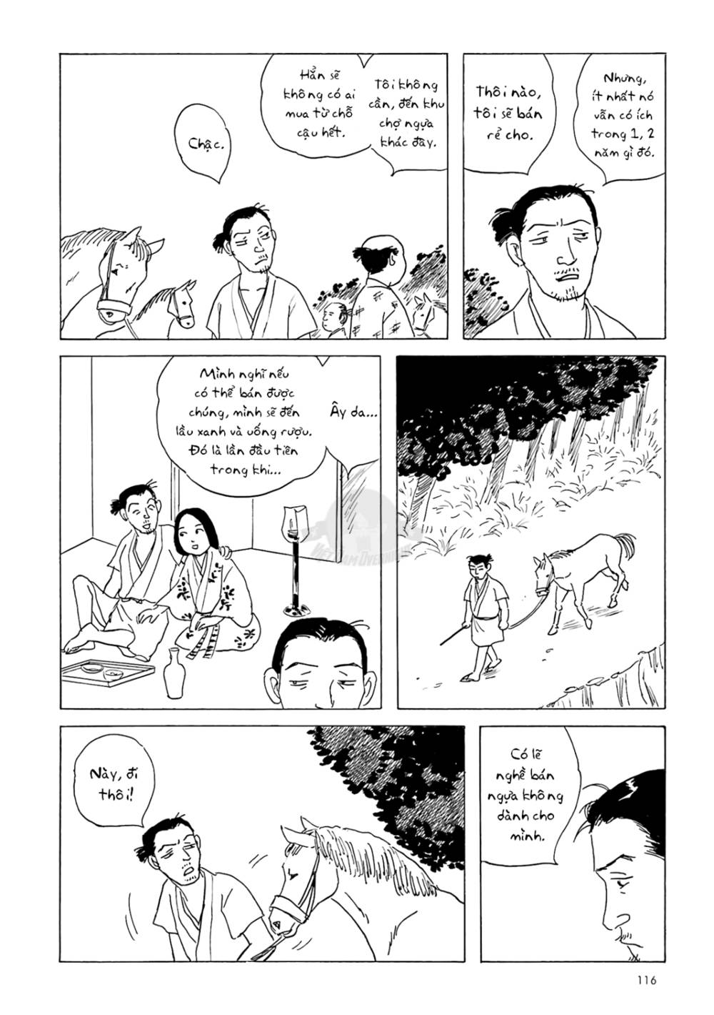 Khu Chợ Lúc Chạng Vạng Và Những Câu Chuyện Về Thế Giới Bên Kia: Chapter 9: Chợ ngựa