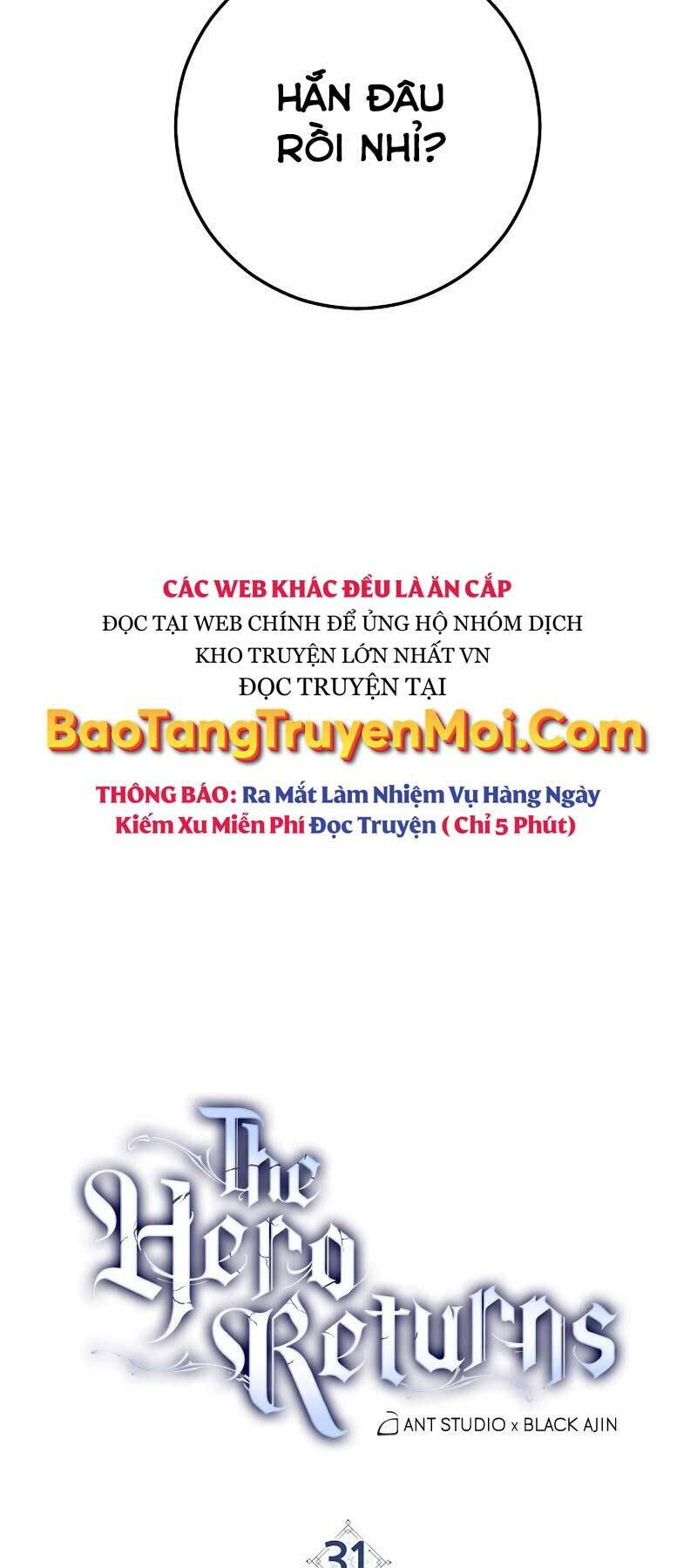 Anh Hùng Trở Về: Chương 31