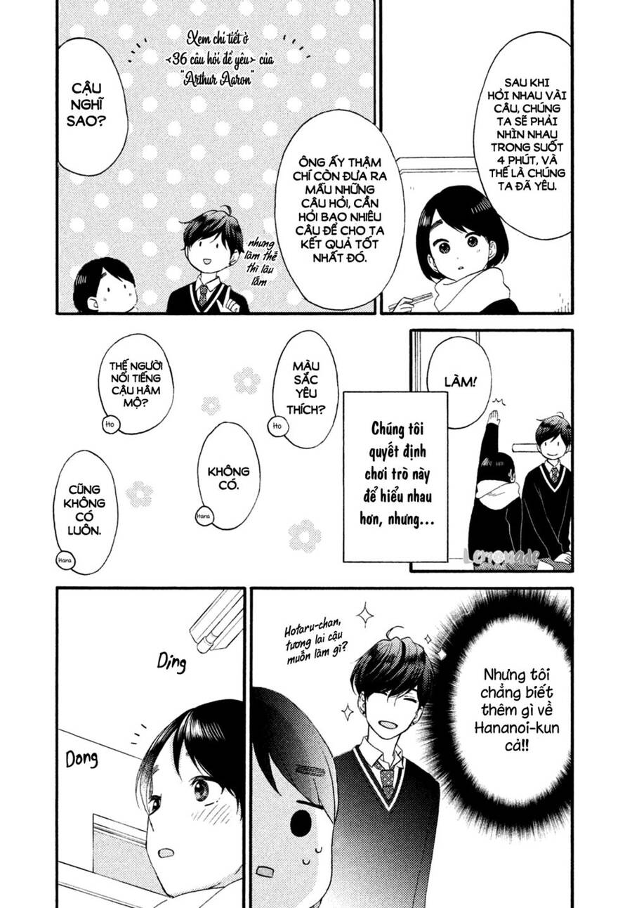 Hananoi-Kun Và Căn Bệnh Tình Yêu: Chương 13.5