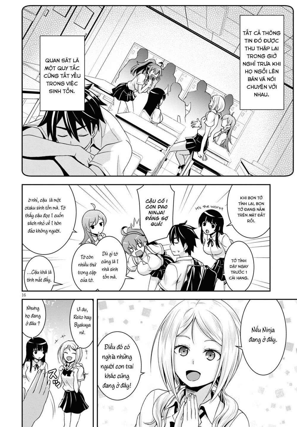 Isekai Yurutto Survival Seikatsu: Gakkou No Minna To Isekai No Mujintou Ni Tenishitakedo Ore Dake: Chương 1