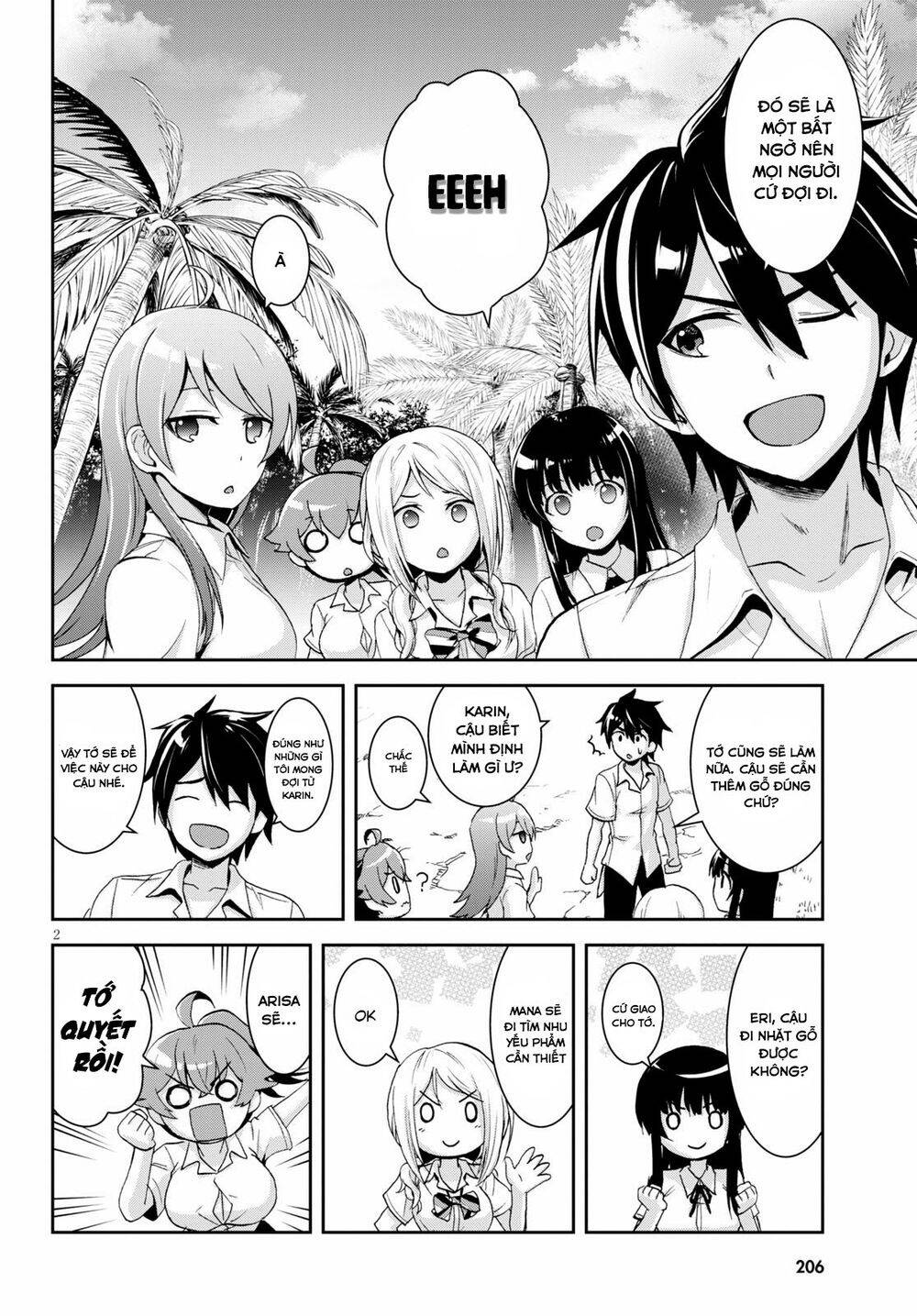 Isekai Yurutto Survival Seikatsu: Gakkou No Minna To Isekai No Mujintou Ni Tenishitakedo Ore Dake: Chương 4