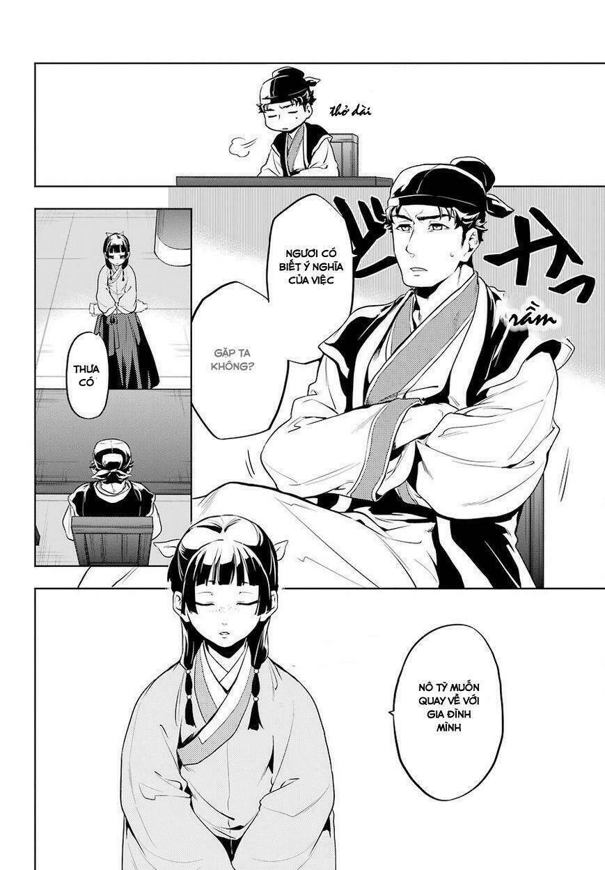 Dược Sư Tự Sự - Nhật ký giải mã bí ẩn chốn Hậu cung của Maomao: Chapter 10