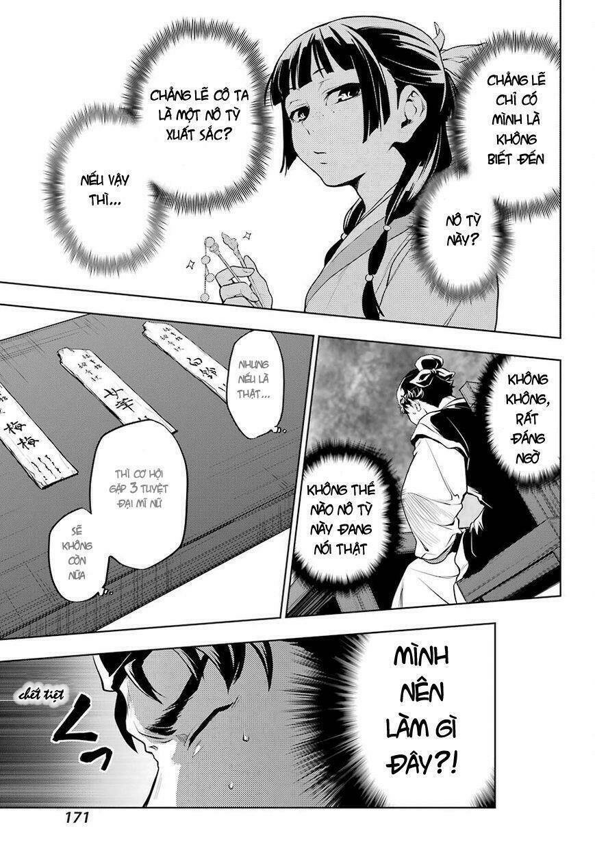 Dược Sư Tự Sự - Nhật ký giải mã bí ẩn chốn Hậu cung của Maomao: Chapter 10