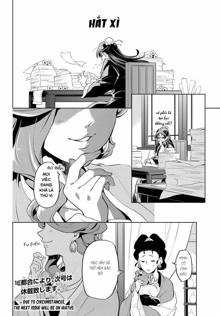 Dược Sư Tự Sự - Nhật ký giải mã bí ẩn chốn Hậu cung của Maomao: Chapter 10