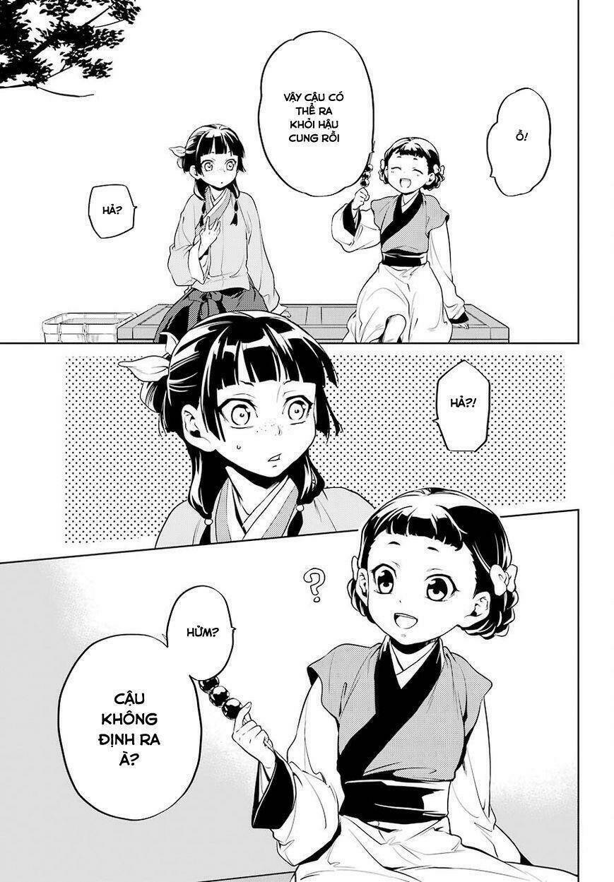 Dược Sư Tự Sự - Nhật ký giải mã bí ẩn chốn Hậu cung của Maomao: Chapter 10