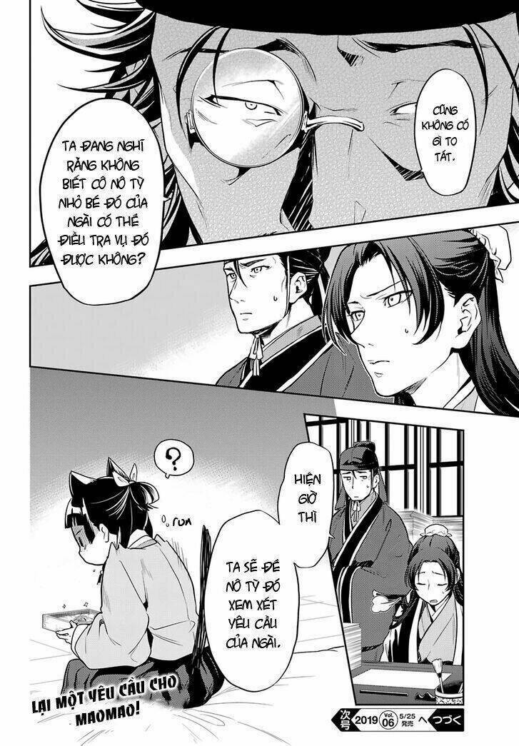 Dược Sư Tự Sự - Nhật ký giải mã bí ẩn chốn Hậu cung của Maomao: Chapter 25