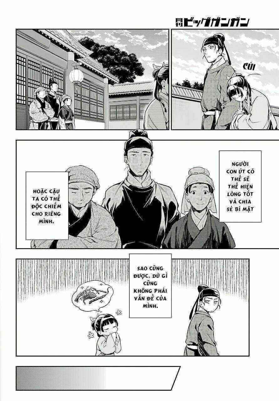 Dược Sư Tự Sự - Nhật ký giải mã bí ẩn chốn Hậu cung của Maomao: Chapter 26