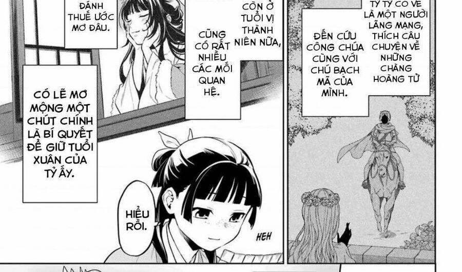 Dược Sư Tự Sự - Nhật ký giải mã bí ẩn chốn Hậu cung của Maomao: Chapter 36.1