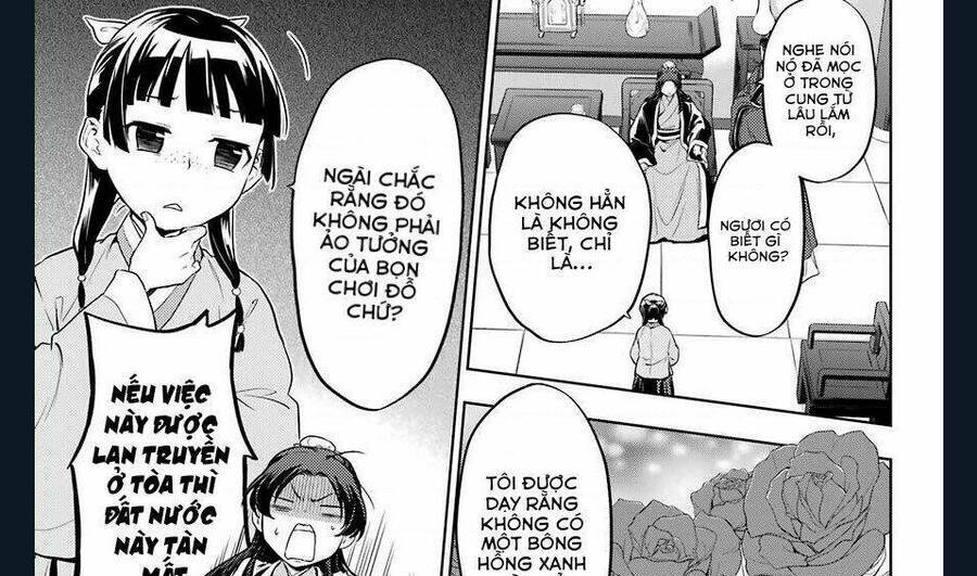 Dược Sư Tự Sự - Nhật ký giải mã bí ẩn chốn Hậu cung của Maomao: Chapter 36.1