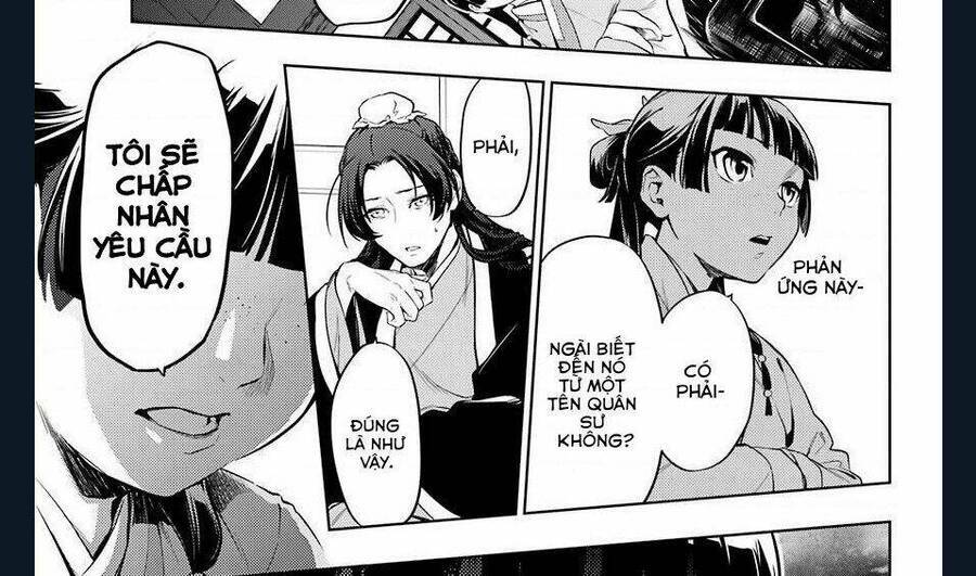 Dược Sư Tự Sự - Nhật ký giải mã bí ẩn chốn Hậu cung của Maomao: Chapter 36.1