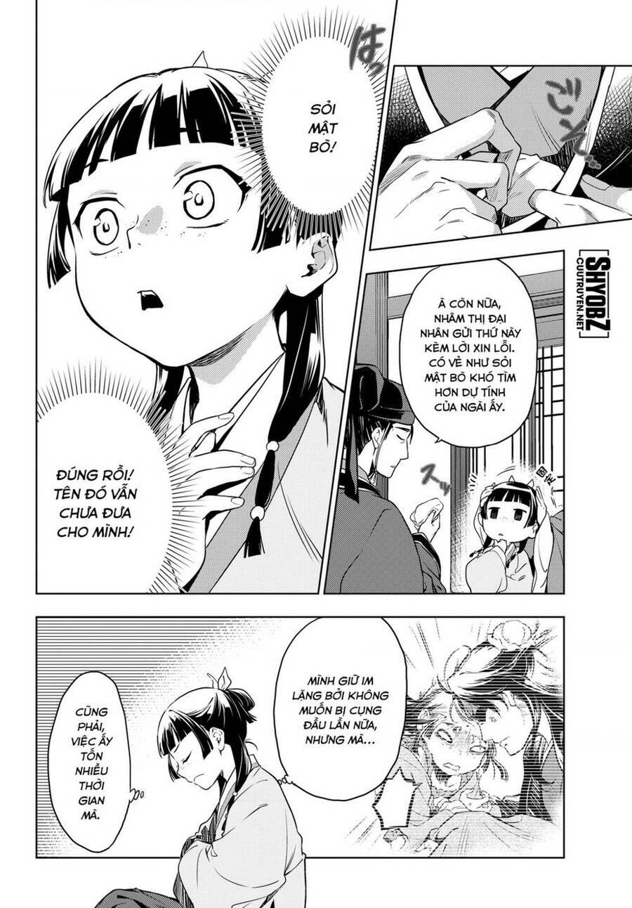 Dược Sư Tự Sự - Nhật ký giải mã bí ẩn chốn Hậu cung của Maomao: Chapter 46