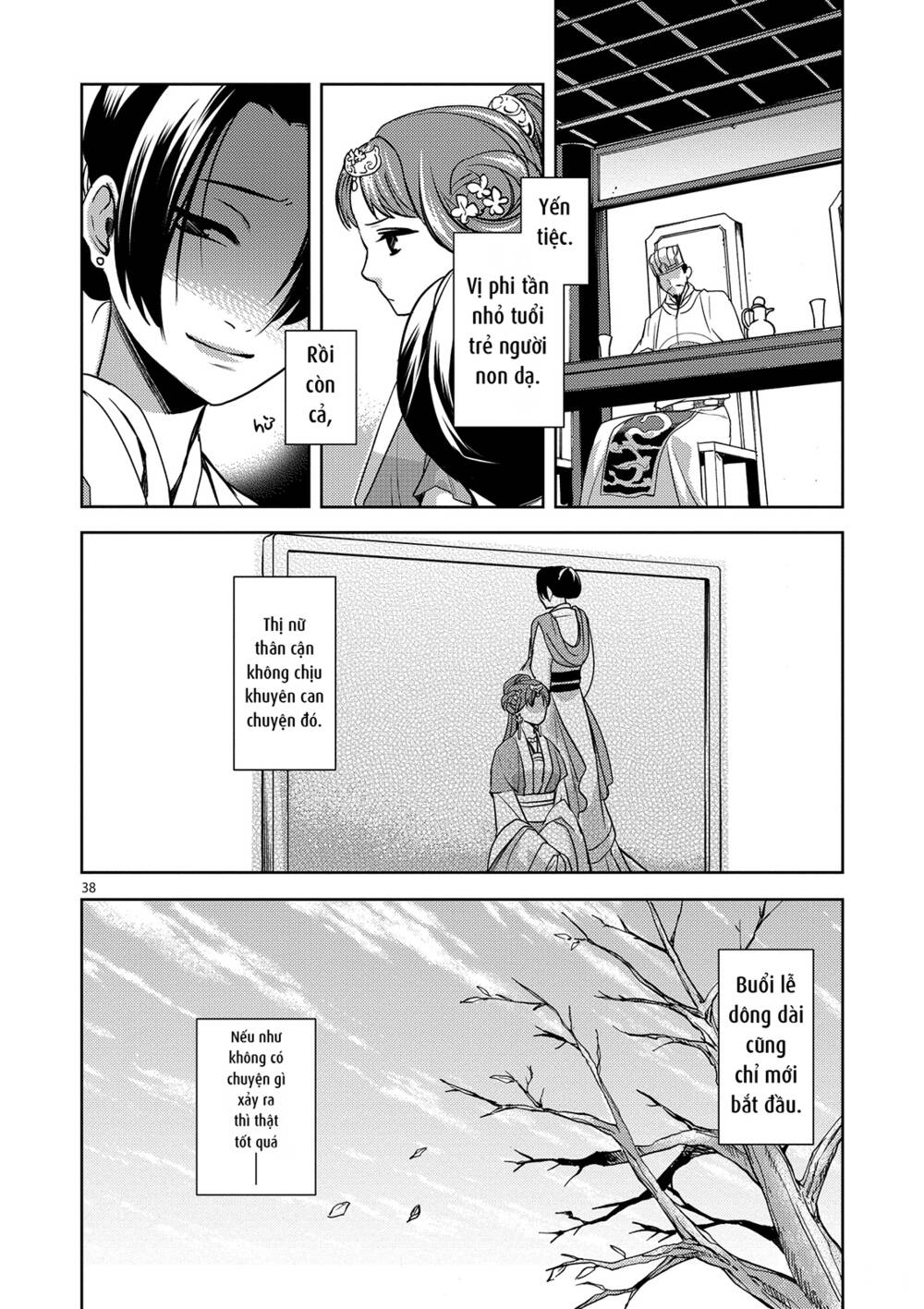 Dược Sư Tự Sự - Nhật ký giải mã bí ẩn chốn Hậu cung của Maomao: Chapter 6: - Hồi 6: Yến tiệc
