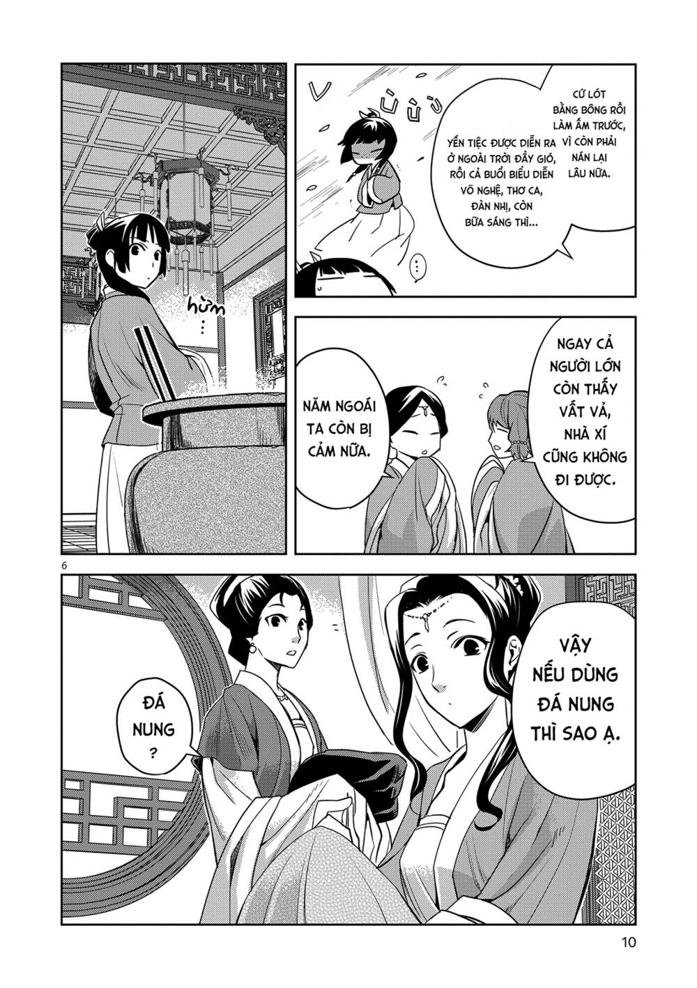 Dược Sư Tự Sự - Nhật ký giải mã bí ẩn chốn Hậu cung của Maomao: Chapter 6: - Hồi 6: Yến tiệc