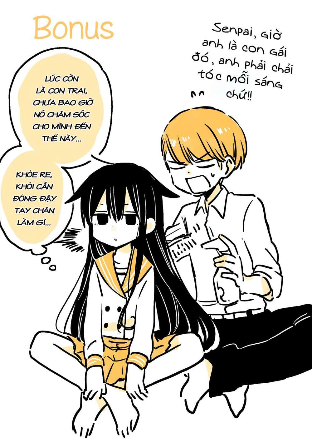 Senpai lười hoá gái: Chapter 4