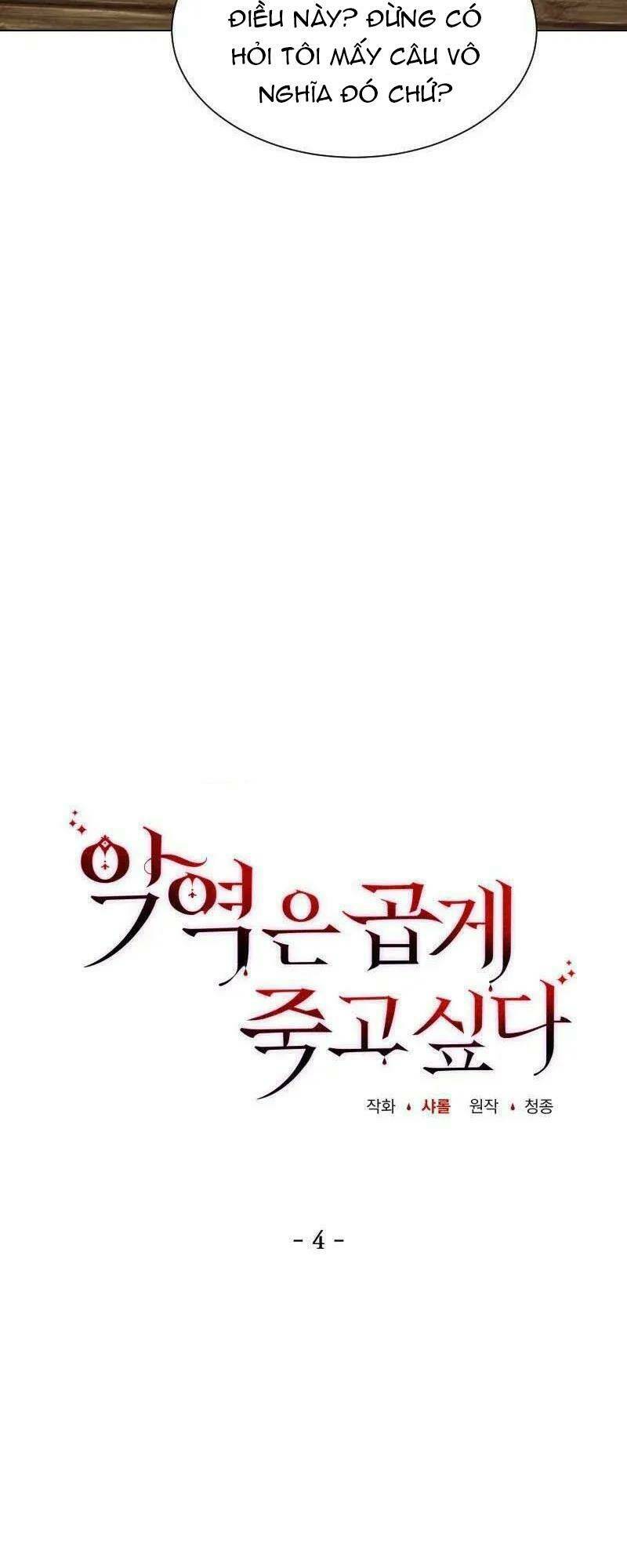 Nhân Vật Phản Diện Muốn Chết Một Cách Duyên Dáng: Chapter 4