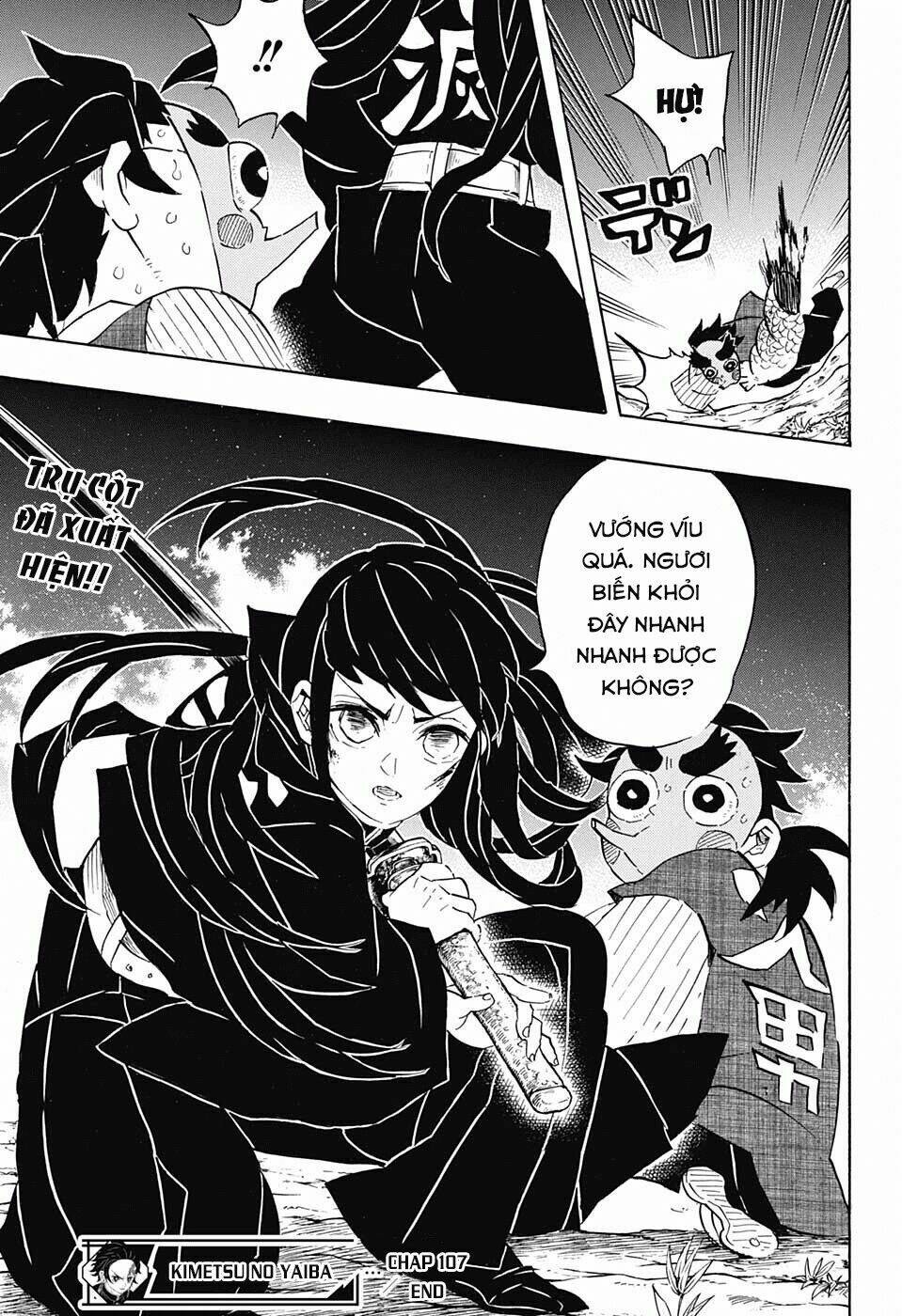 Thanh Gươm Diệt Quỷ: Chapter 107: Vướng víu quá