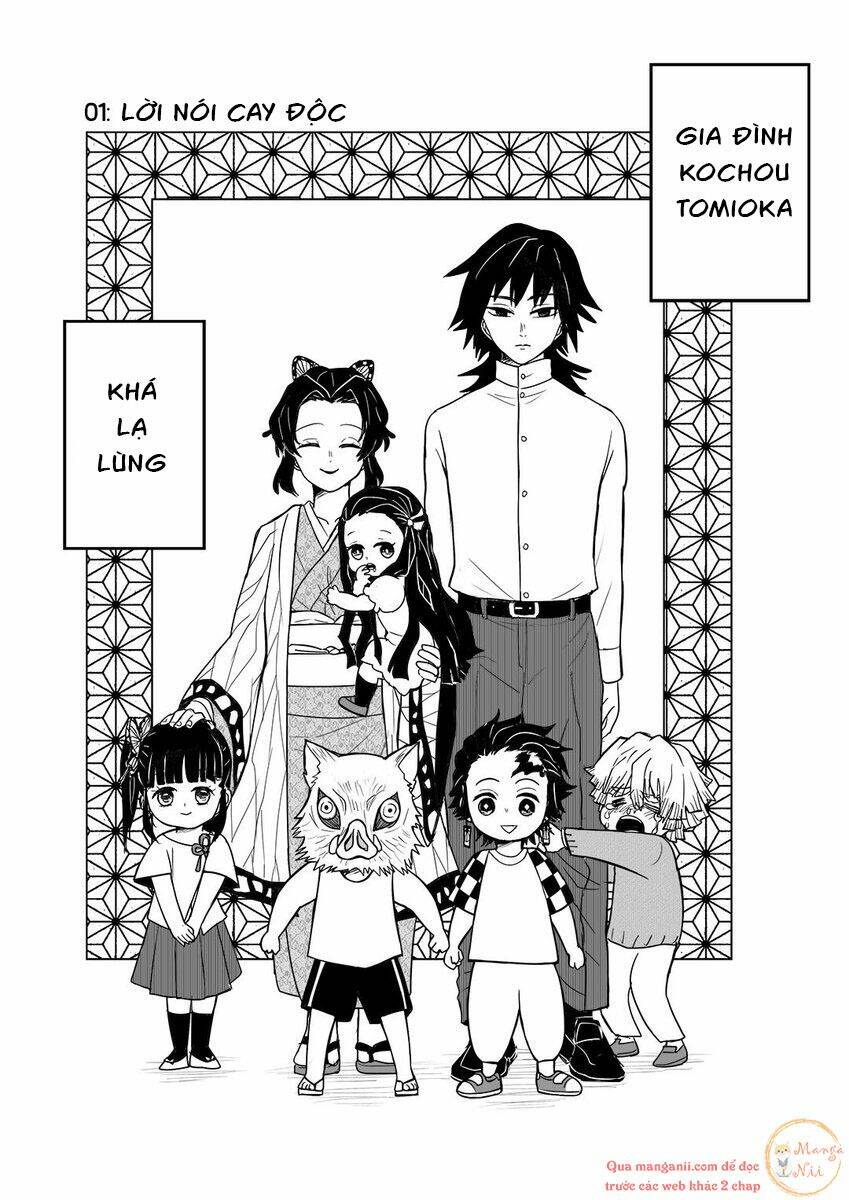 Thanh Gươm Diệt Quỷ: Chapter 175.1: Ngoại truyện 1: Gia đình Kochou Tomioka