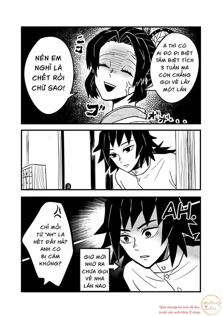 Thanh Gươm Diệt Quỷ: Chapter 175.1: Ngoại truyện 1: Gia đình Kochou Tomioka