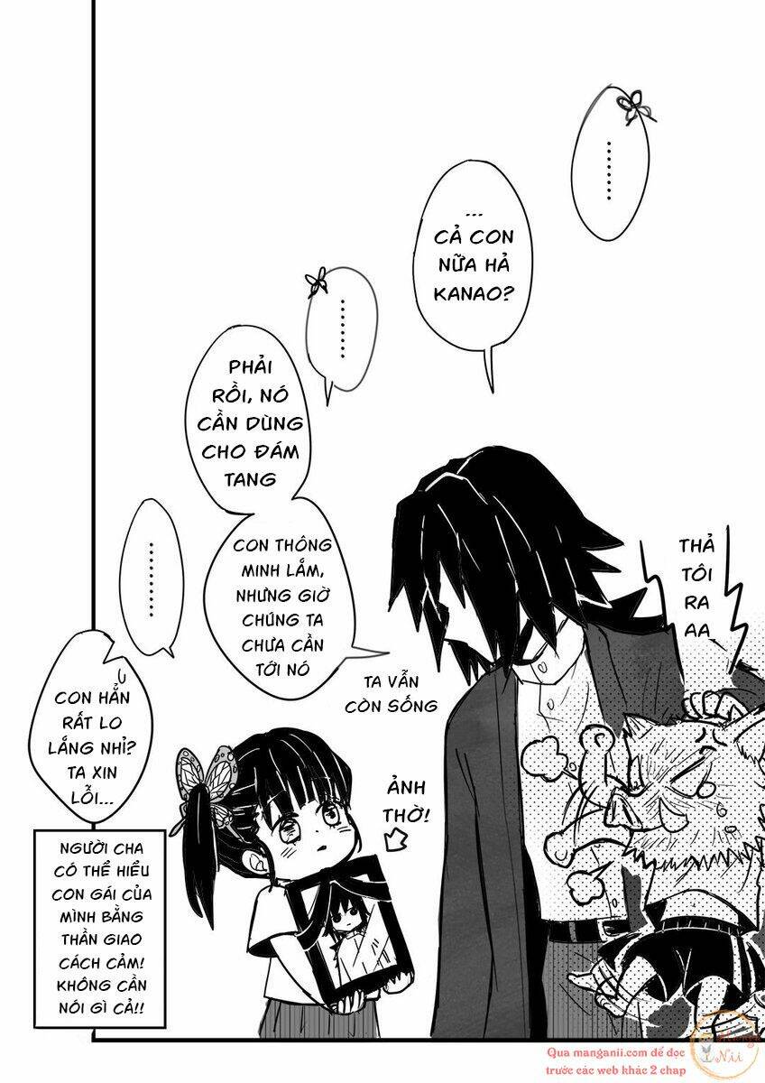Thanh Gươm Diệt Quỷ: Chapter 175.1: Ngoại truyện 1: Gia đình Kochou Tomioka