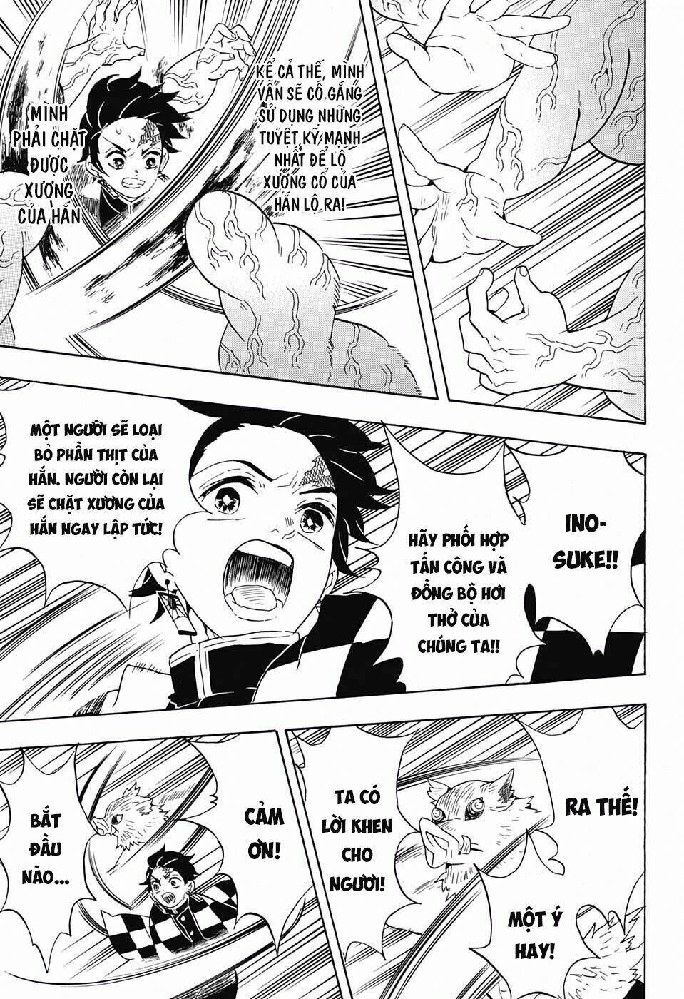 Thanh Gươm Diệt Quỷ: Chapter 61: Chiến đấu trong không gian chật hẹp