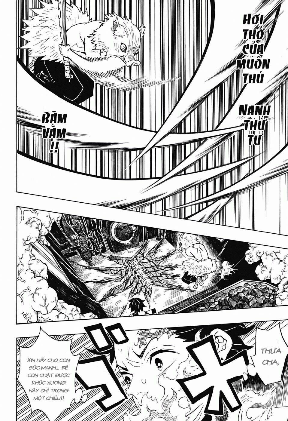 Thanh Gươm Diệt Quỷ: Chapter 61: Chiến đấu trong không gian chật hẹp