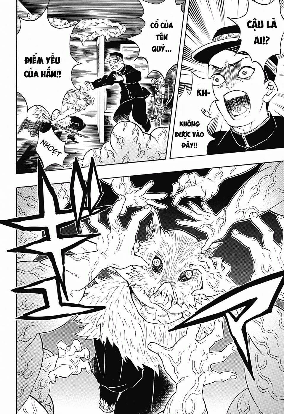 Thanh Gươm Diệt Quỷ: Chapter 61: Chiến đấu trong không gian chật hẹp