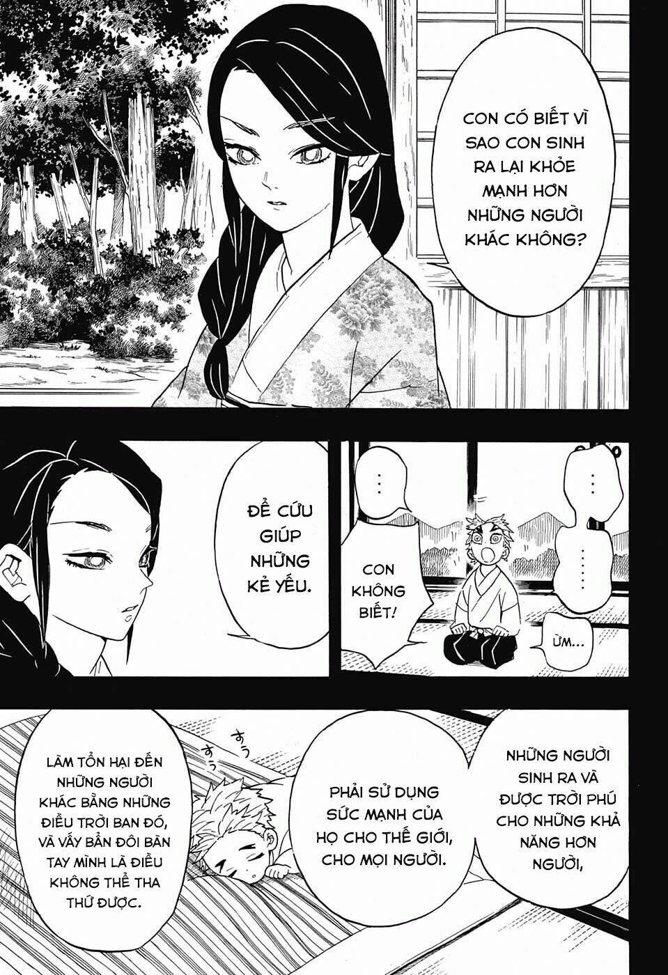 Thanh Gươm Diệt Quỷ: Chapter 64: Sức mạnh của thượng nguyệt, sức mạnh của trụ cột